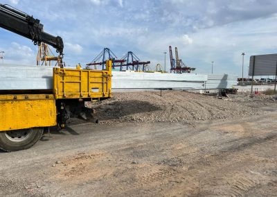 Electrificación de las Obras en Ejecución de la UTE red Viaria del Puerto de Valencia