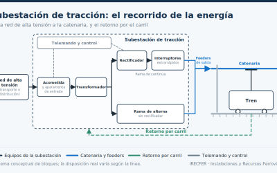 Subestaciones de tracción: qué son y cómo alimentan a los trenes